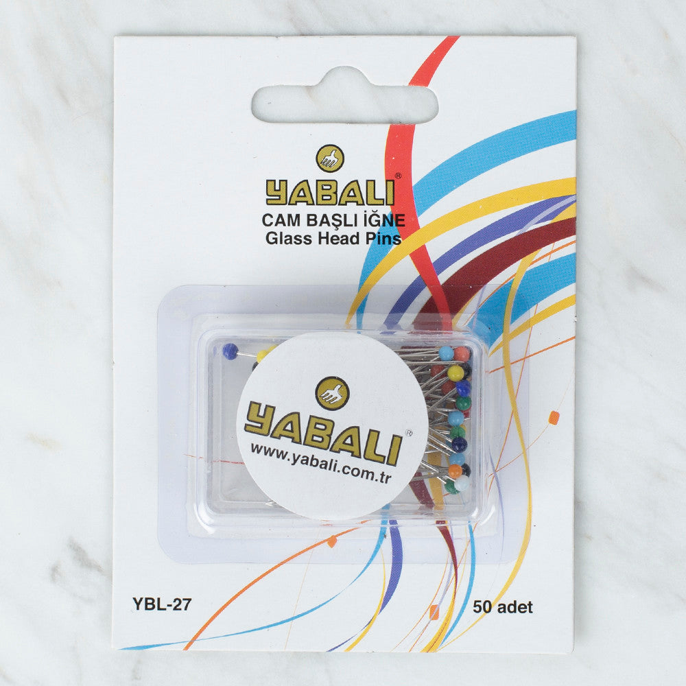 Yabalı Cam Başlı Toplu İğne - YBL - 27